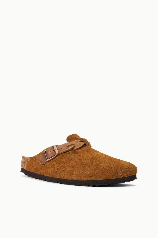 Women Mules and Flats STAUD BIRKENSTOCK BOSTON BRAID CLOG MINK