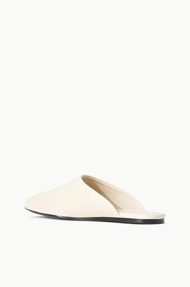 Women Mules and Flats STAUD STAUD ABBY SLIPPER CREAM Women Mules and Flats STAUD STAUD ABBY SLIPPER CREAM