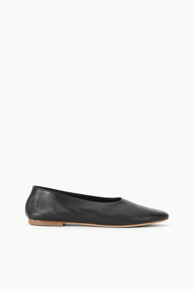 Women Mules and Flats STAUD STAUD ALBA BALLET FLAT BLACK
