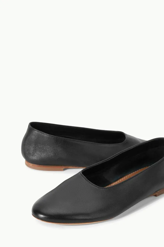 Women Mules and Flats STAUD STAUD ALBA BALLET FLAT BLACK Women Mules and Flats STAUD STAUD ALBA BALLET FLAT BLACK