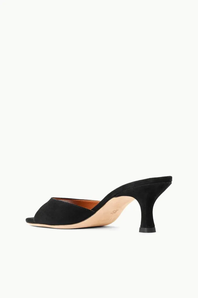 Women Mules and Flats STAUD STAUD BRIGITTE MULE BLACK SUEDE Women Mules and Flats STAUD STAUD BRIGITTE MULE BLACK SUEDE