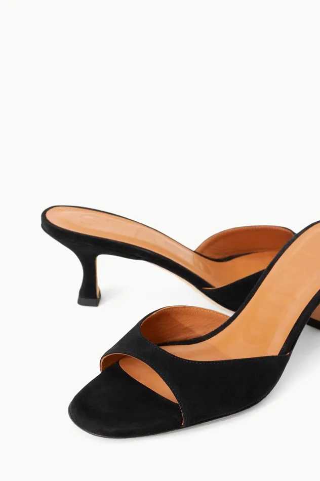 Women Mules and Flats STAUD STAUD BRIGITTE MULE BLACK SUEDE Women Mules and Flats STAUD STAUD BRIGITTE MULE BLACK SUEDE