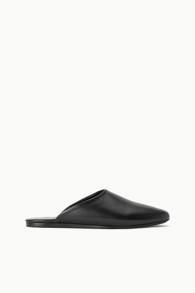 Women Mules and Flats STAUD STAUD CUSTOM ABBY SLIPPER BLACK