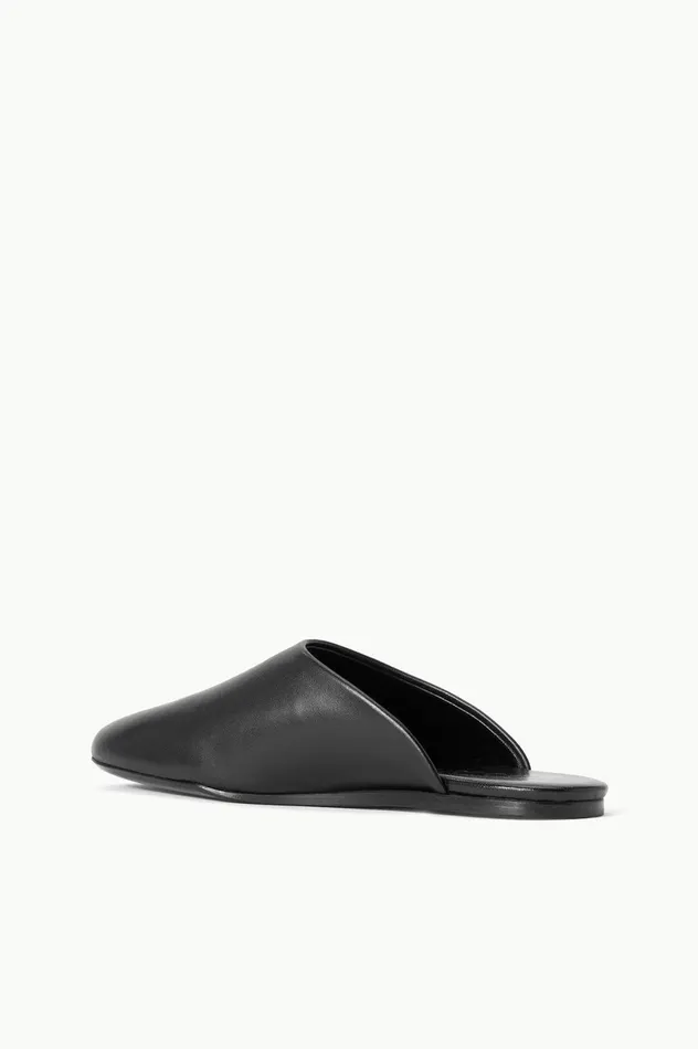 Women Mules and Flats STAUD STAUD CUSTOM ABBY SLIPPER BLACK Women Mules and Flats STAUD STAUD CUSTOM ABBY SLIPPER BLACK