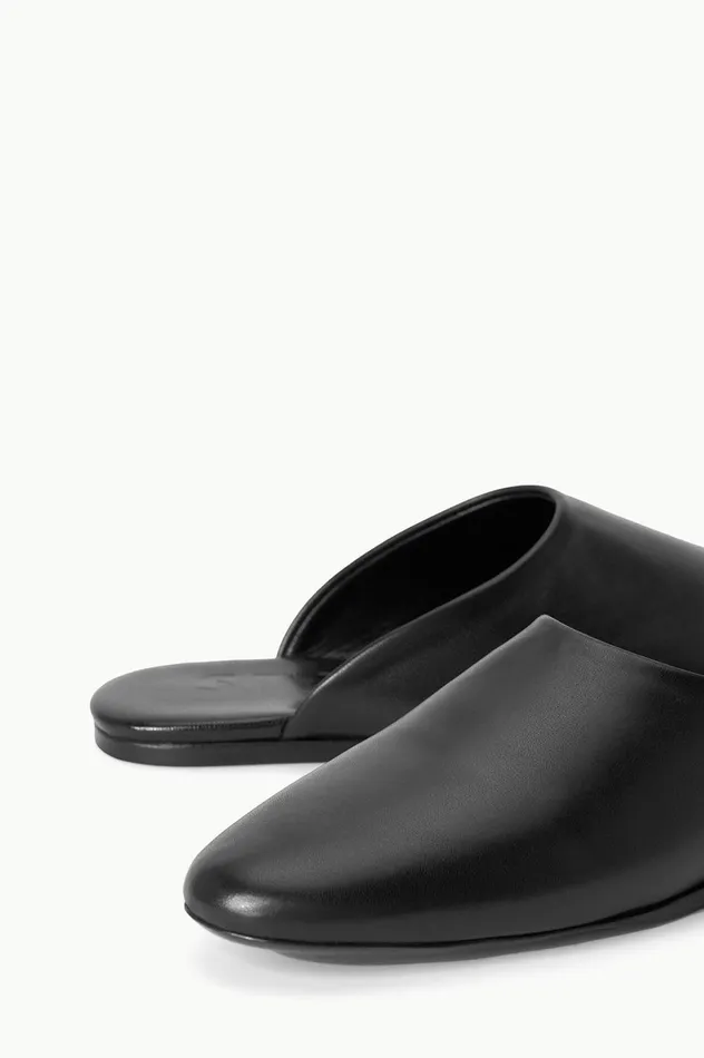 Women Mules and Flats STAUD STAUD CUSTOM ABBY SLIPPER BLACK Women Mules and Flats STAUD STAUD CUSTOM ABBY SLIPPER BLACK