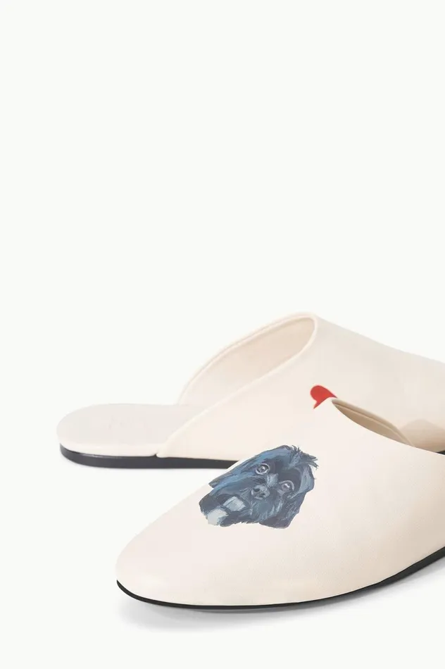 Women Mules and Flats STAUD STAUD CUSTOM ABBY SLIPPER CREAM