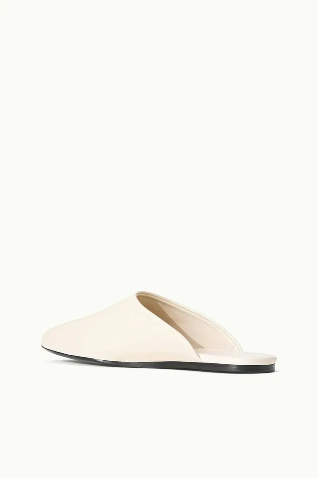 Women Mules and Flats STAUD STAUD CUSTOM ABBY SLIPPER CREAM Women Mules and Flats STAUD STAUD CUSTOM ABBY SLIPPER CREAM