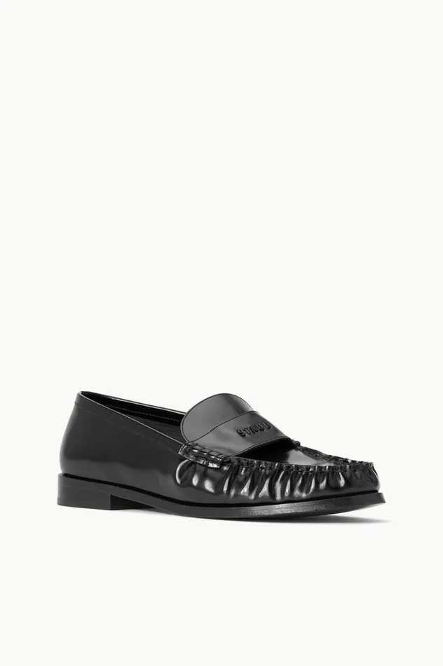 Women Mules and Flats STAUD STAUD LOULOU LOAFER BLACK Women Mules and Flats STAUD STAUD LOULOU LOAFER BLACK
