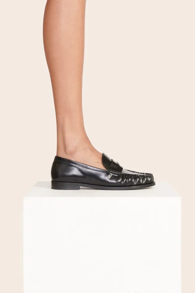 Women Mules and Flats STAUD STAUD LOULOU LOAFER BLACK Women Mules and Flats STAUD STAUD LOULOU LOAFER BLACK