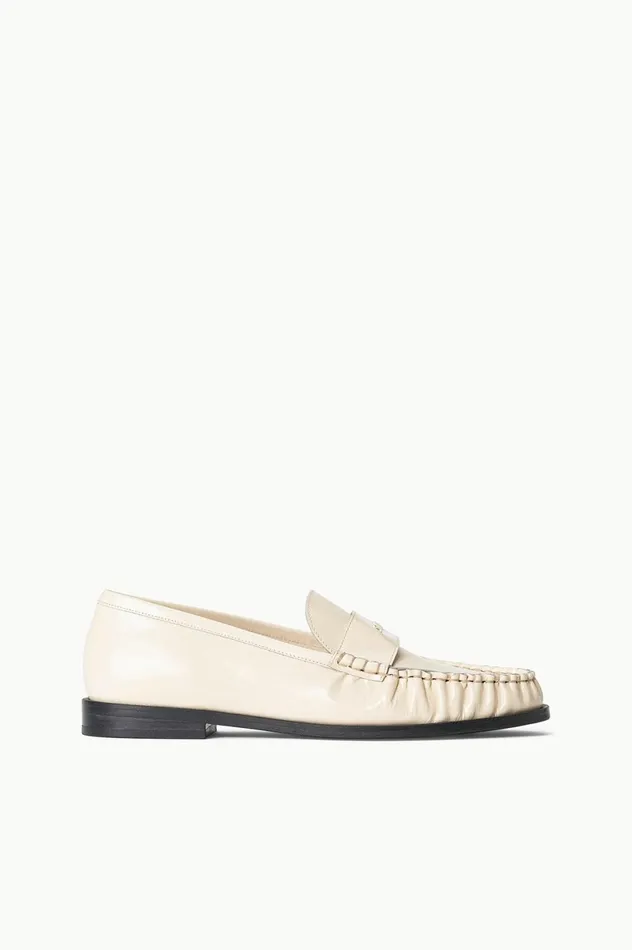 Women Mules and Flats STAUD STAUD LOULOU LOAFER CREAM