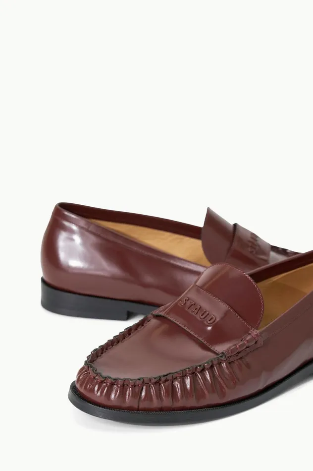 Women Mules and Flats STAUD STAUD LOULOU LOAFER MAHOGANY Women Mules and Flats STAUD STAUD LOULOU LOAFER MAHOGANY