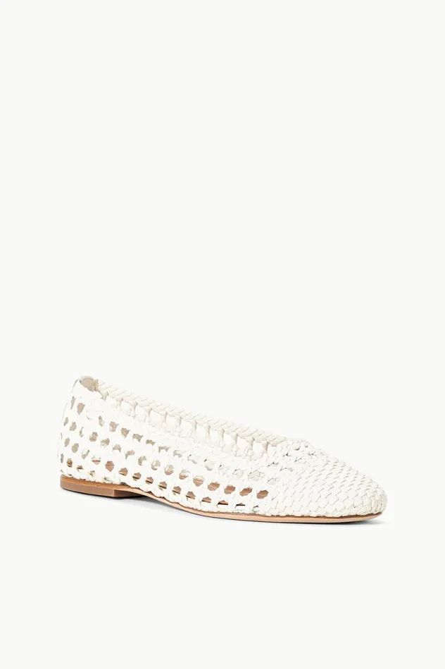 Women Mules and Flats STAUD STAUD NELL CROCHET BALLERINA PAPER Women Mules and Flats STAUD STAUD NELL CROCHET BALLERINA PAPER