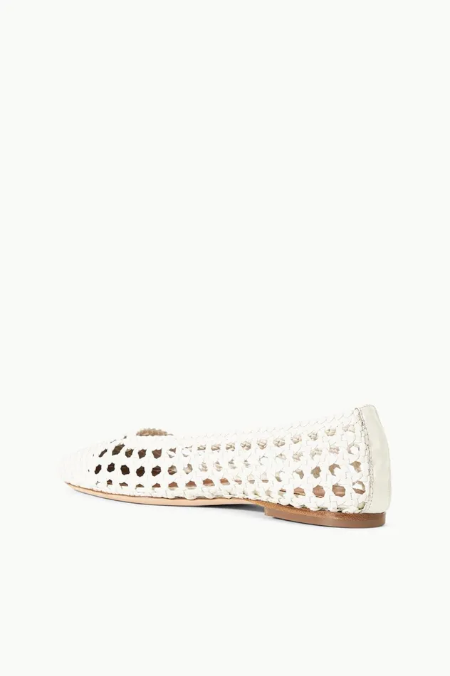 Women Mules and Flats STAUD STAUD NELL CROCHET BALLERINA PAPER Women Mules and Flats STAUD STAUD NELL CROCHET BALLERINA PAPER