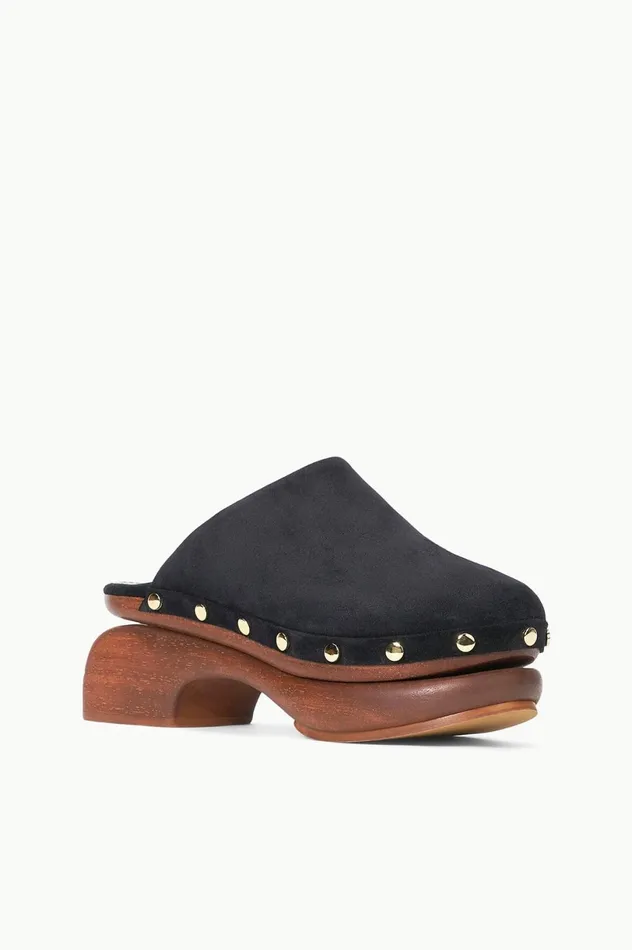 Women Mules and Flats STAUD STAUD RHODES CLOG BLACK Women Mules and Flats STAUD STAUD RHODES CLOG BLACK
