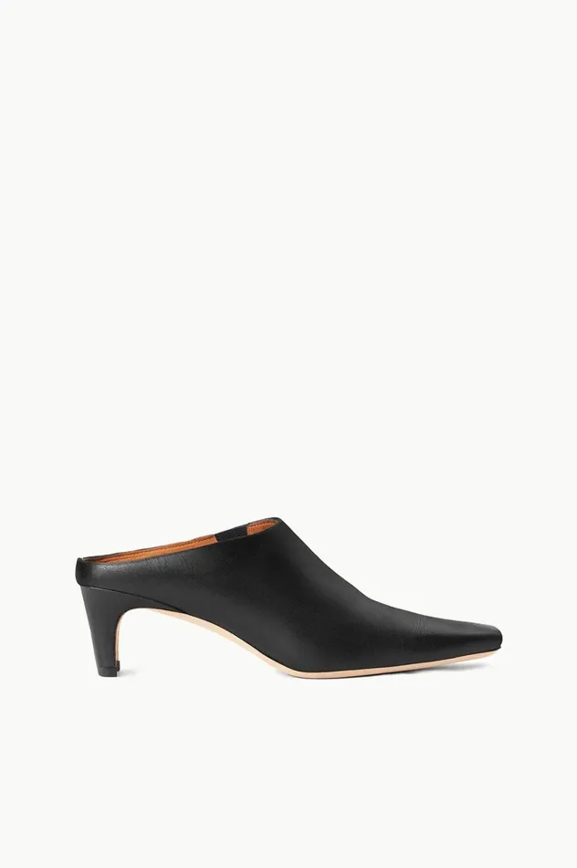 Women Mules and Flats STAUD STAUD WALLY MULE BLACK