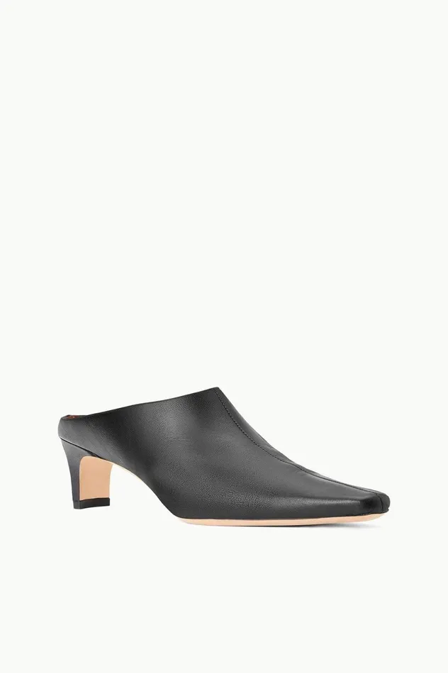 Women Mules and Flats STAUD STAUD WALLY MULE BLACK Women Mules and Flats STAUD STAUD WALLY MULE BLACK