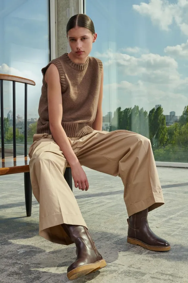 Women NAMASTE JUMPER Beige Soeur Jumpers and Cardigans