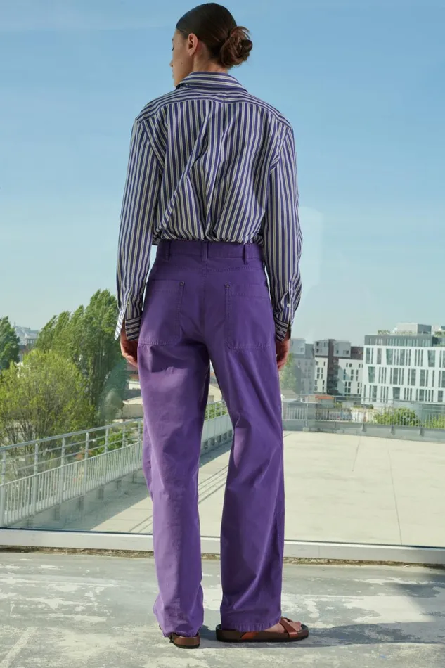 Women NAPOLON JEANS Purple Soeur Trousers