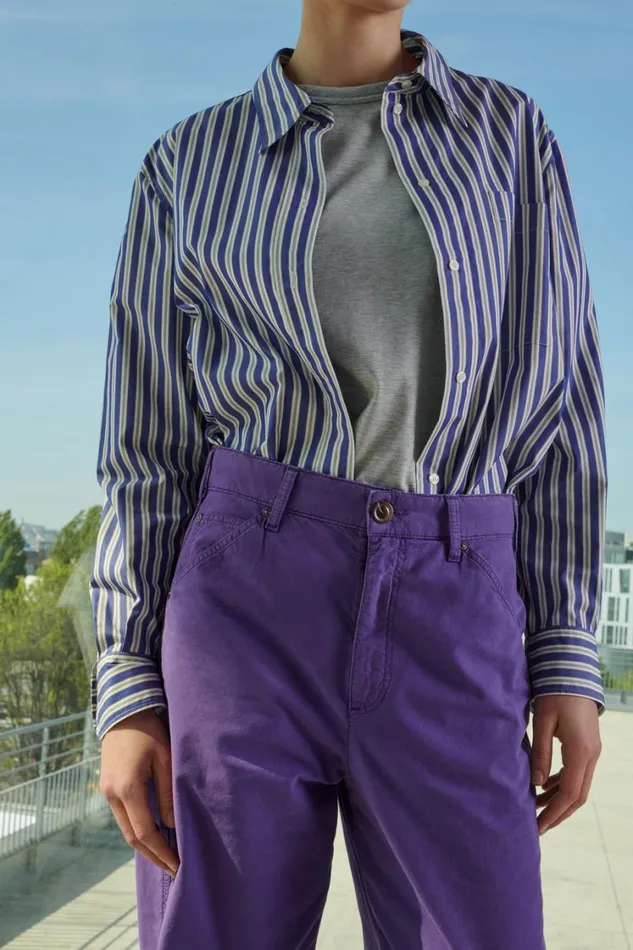 Women NAPOLON JEANS Purple Soeur Trousers