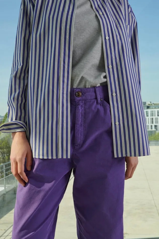 Women NAPOLON JEANS Purple Soeur Trousers