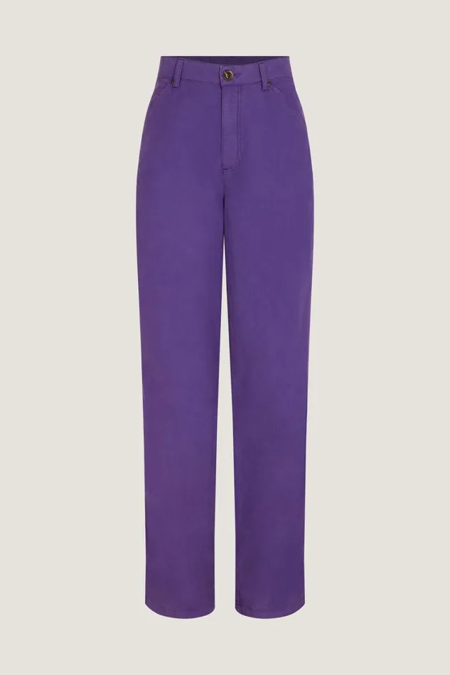 Women NAPOLON JEANS Purple Soeur Trousers