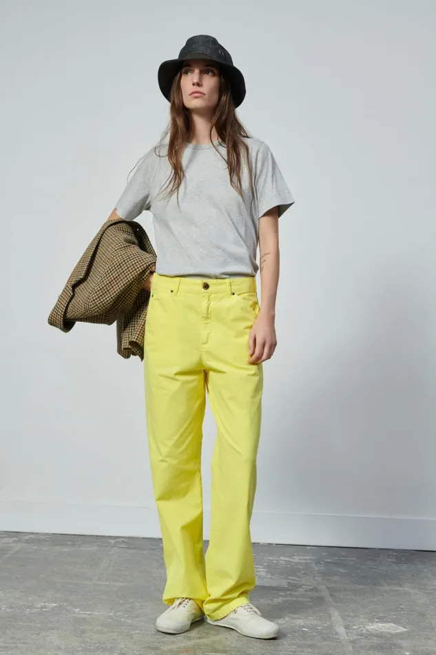Women NAPOLON JEANS Yellow Soeur Trousers