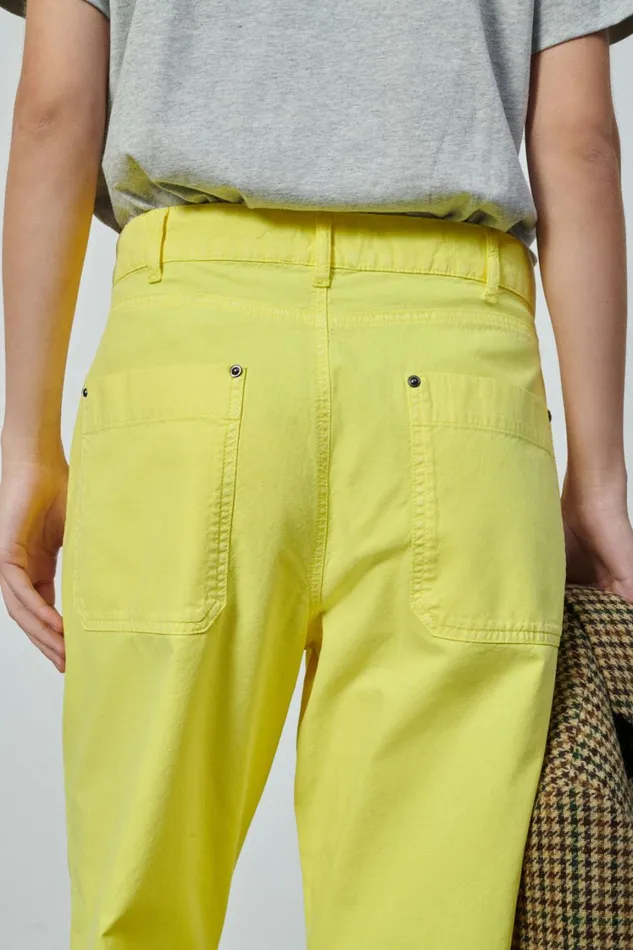 Women NAPOLON JEANS Yellow Soeur Trousers