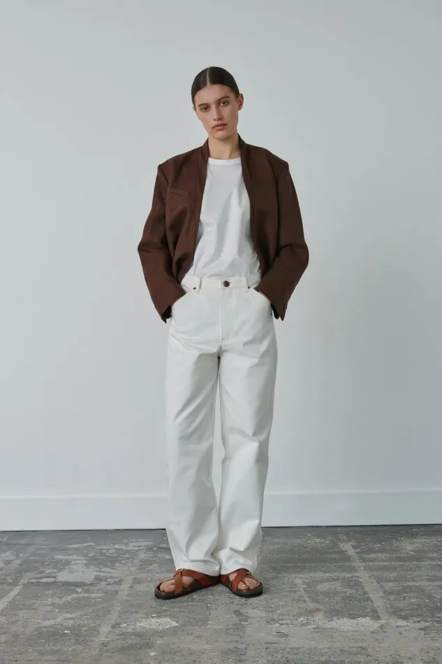 Women NAPOLEON JEANS Chalk Soeur Trousers
