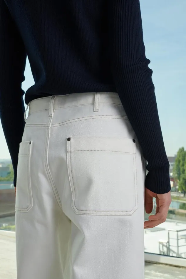 Women NAPOLEON JEANS Chalk Soeur Trousers