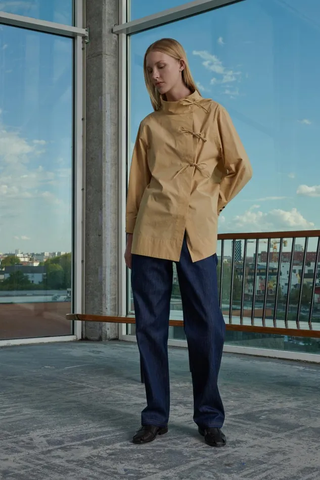 Women NAPOLEON JEANS Raw Denim Soeur Trousers