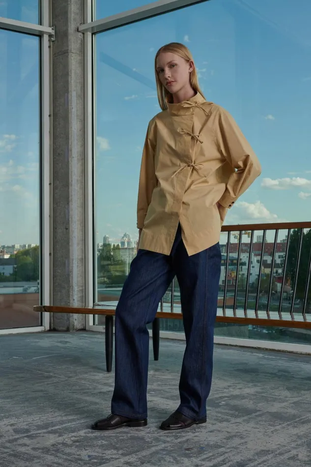 Women NAPOLEON JEANS Raw Denim Soeur Trousers