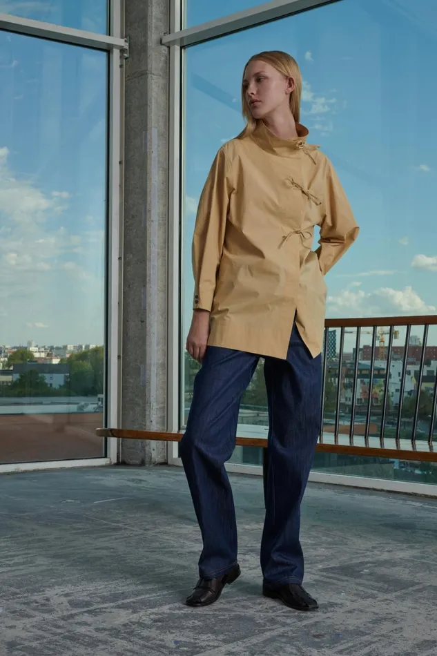 Women NAPOLEON JEANS Raw Denim Soeur Trousers