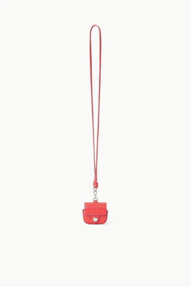 Women Necklaces STAUD STAUD AIRPOD CASE RED ROSE Women Necklaces STAUD STAUD AIRPOD CASE RED ROSE