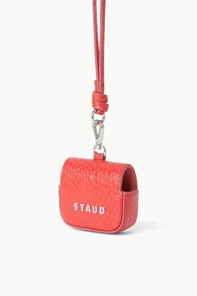 Women Necklaces STAUD STAUD AIRPOD CASE RED ROSE Women Necklaces STAUD STAUD AIRPOD CASE RED ROSE