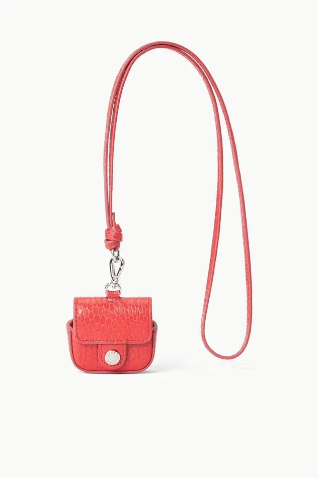 Women Necklaces STAUD STAUD AIRPOD CASE RED ROSE Women Necklaces STAUD STAUD AIRPOD CASE RED ROSE