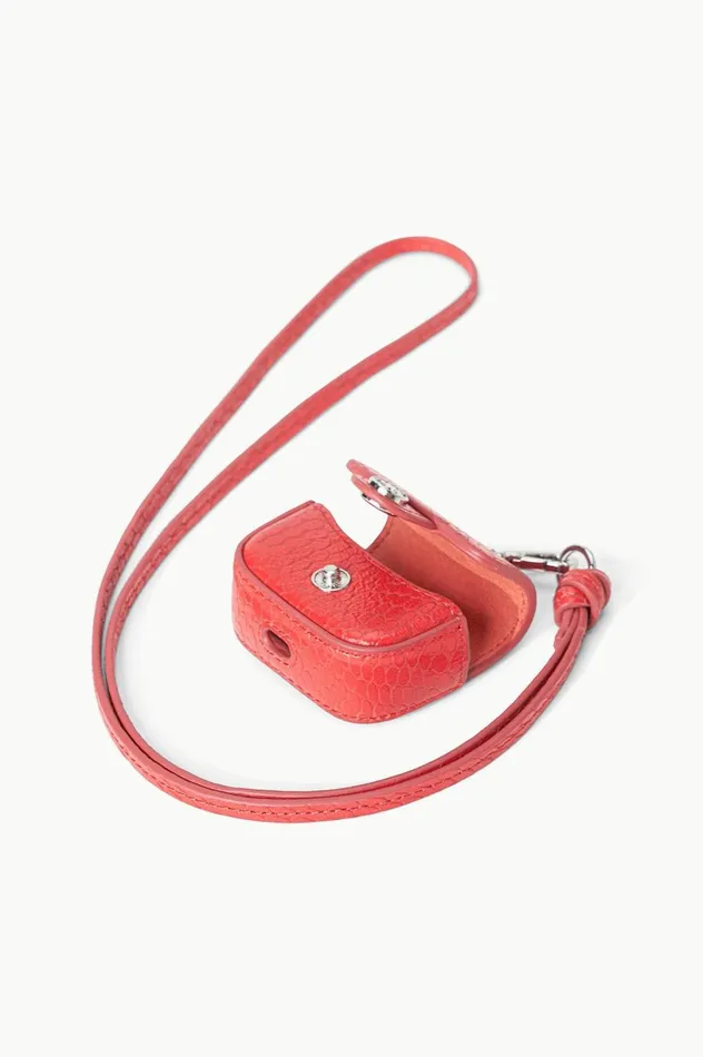 Women Necklaces STAUD STAUD AIRPOD CASE RED ROSE Women Necklaces STAUD STAUD AIRPOD CASE RED ROSE