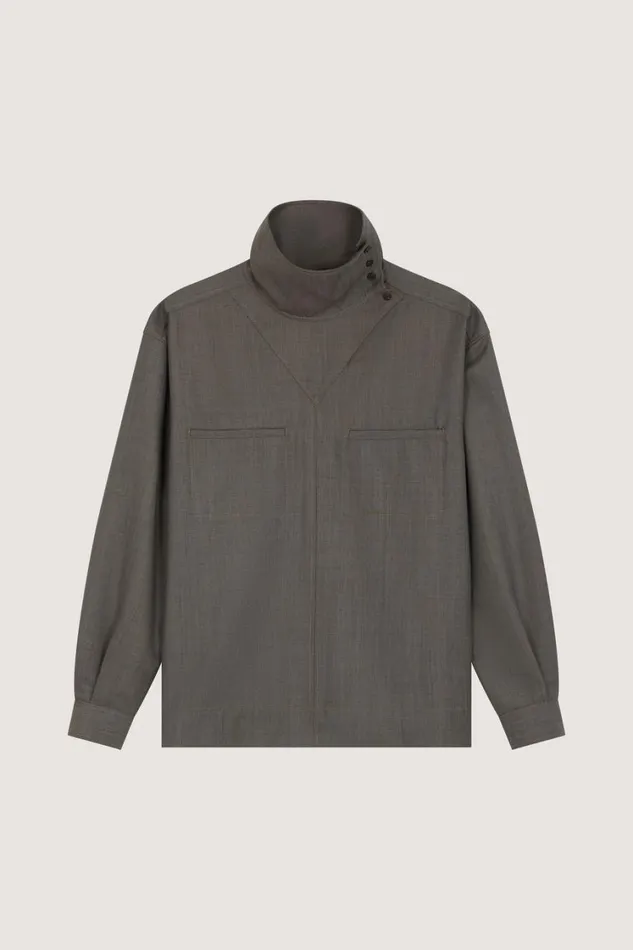 Women NORA SHIRT Grey Soeur Shirts