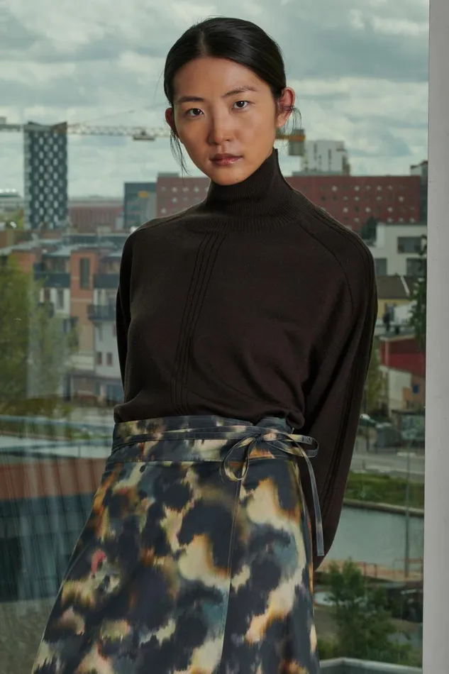 Women NORD SWEATER Dark Brown Soeur Jumpers and Cardigans