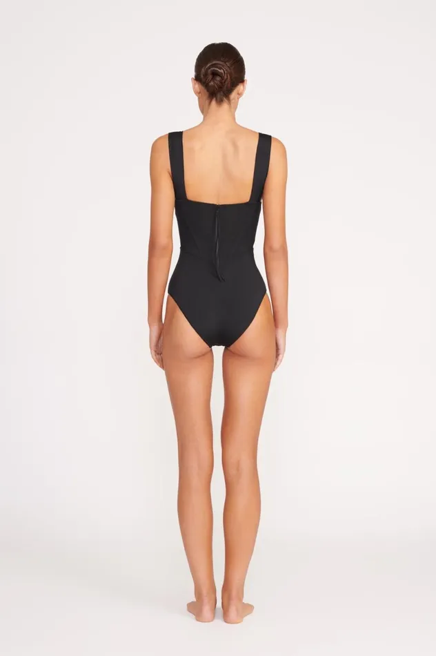 Women One Pieces STAUD STAUD ADELAIDE ONE PIECE BLACK Women One Pieces STAUD STAUD ADELAIDE ONE PIECE BLACK