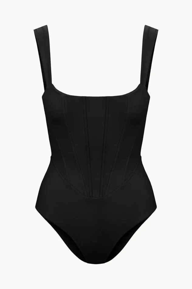 Women One Pieces STAUD STAUD ADELAIDE ONE PIECE BLACK Women One Pieces STAUD STAUD ADELAIDE ONE PIECE BLACK