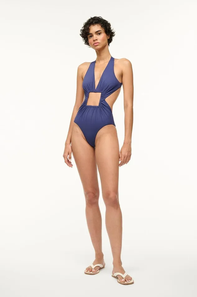 Women One Pieces STAUD STAUD LIBERTY ONE PIECE NAVY