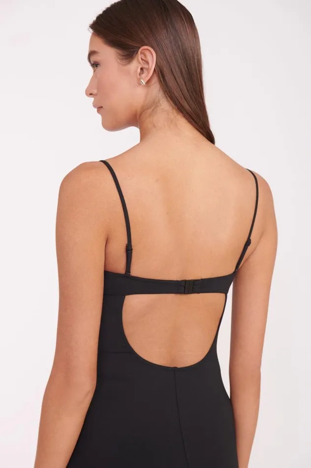 Women One Pieces STAUD STAUD MAEVE SWIM DRESS BLACK WHITE Women One Pieces STAUD STAUD MAEVE SWIM DRESS BLACK WHITE
