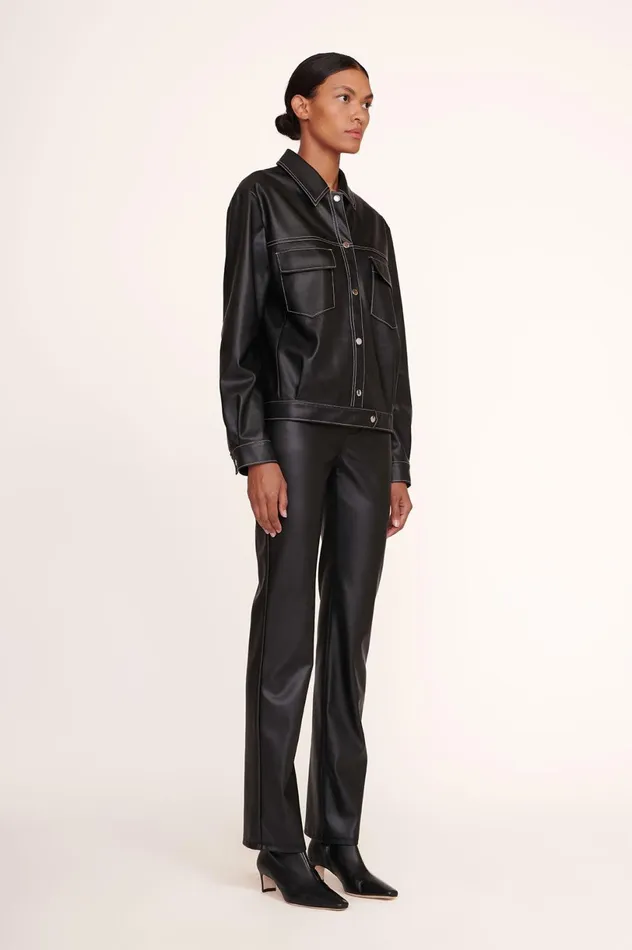 Women Outerwear and Jackets STAUD CUSTOM RYAN JACKET BLACK Women Outerwear and Jackets STAUD CUSTOM RYAN JACKET BLACK