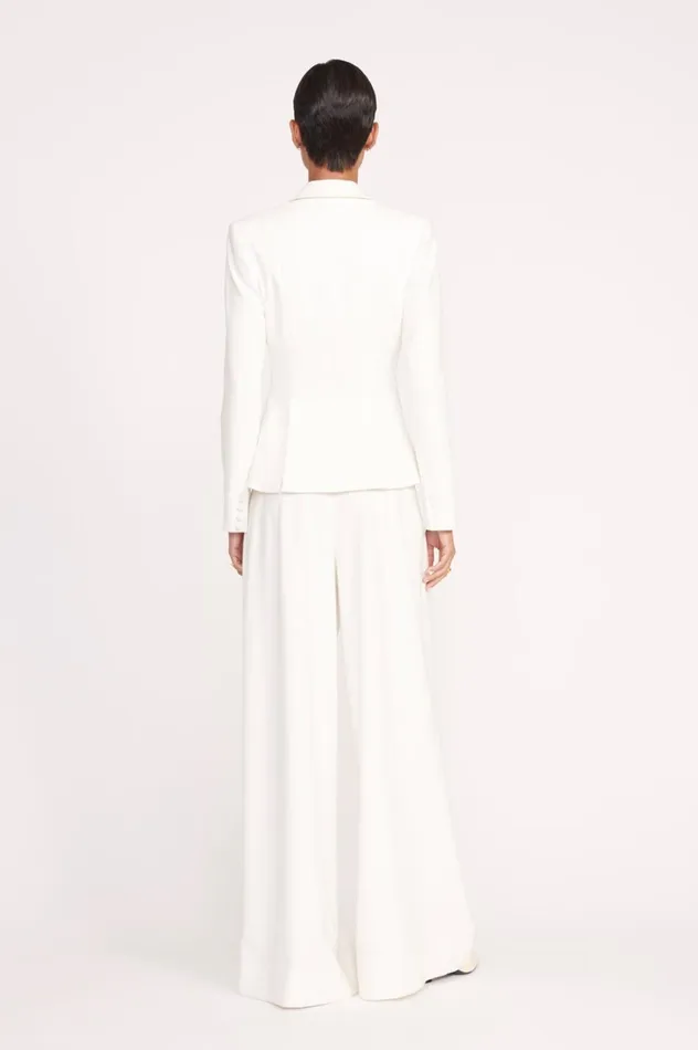 Women Outerwear and Jackets STAUD STAUD CARSON BLAZER IVORY NEW Women Outerwear and Jackets STAUD STAUD CARSON BLAZER IVORY NEW