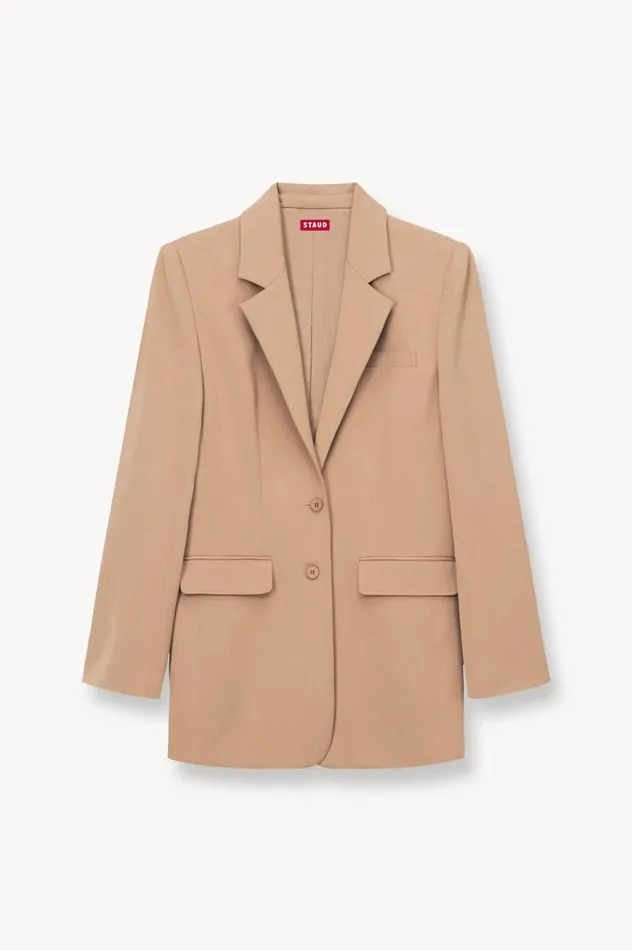 Women Outerwear and Jackets STAUD STAUD CITY BLAZER CAMEL Women Outerwear and Jackets STAUD STAUD CITY BLAZER CAMEL