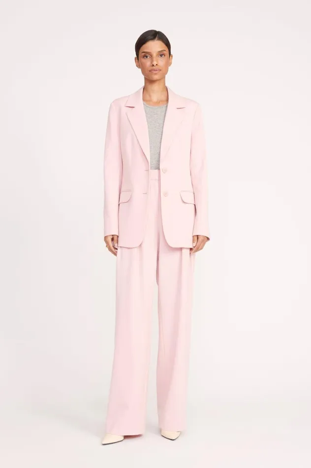Women Outerwear and Jackets STAUD STAUD CITY BLAZER CHERRY BLOSSOM SUITING Women Outerwear and Jackets STAUD STAUD CITY BLAZER CHERRY BLOSSOM SUITING