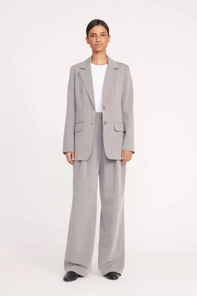Women Outerwear and Jackets STAUD STAUD CITY BLAZER HEATHER GREY Women Outerwear and Jackets STAUD STAUD CITY BLAZER HEATHER GREY
