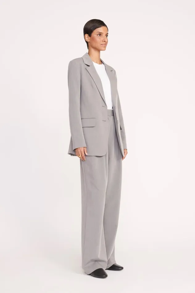 Women Outerwear and Jackets STAUD STAUD CITY BLAZER HEATHER GREY Women Outerwear and Jackets STAUD STAUD CITY BLAZER HEATHER GREY