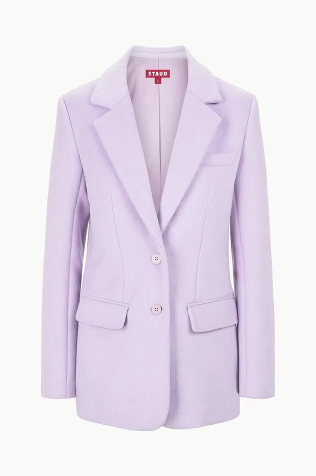 Women Outerwear and Jackets STAUD STAUD CITY BLAZER LAVENDER SUITING Women Outerwear and Jackets STAUD STAUD CITY BLAZER LAVENDER SUITING