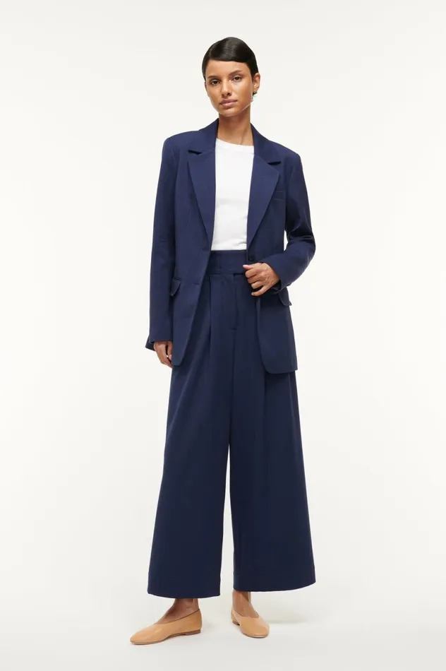 Women Outerwear and Jackets STAUD STAUD CITY BLAZER NAVY